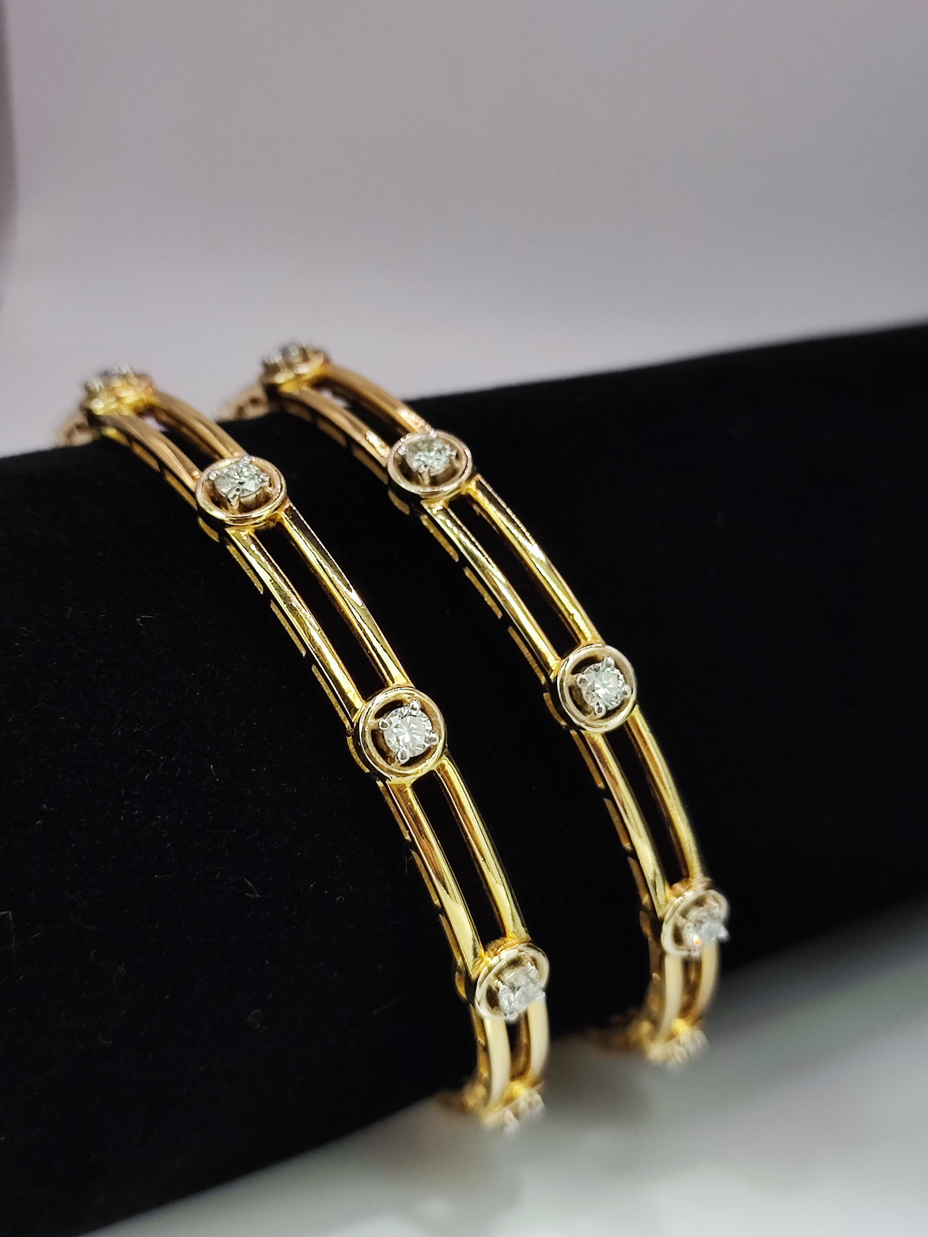 Diamond Frost Bangles